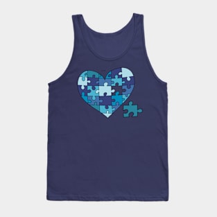 Blue Heart Tank Top